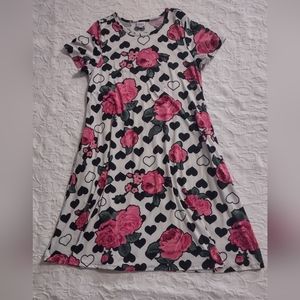 LuLaRoe dress women , cotton size L excellent condition.